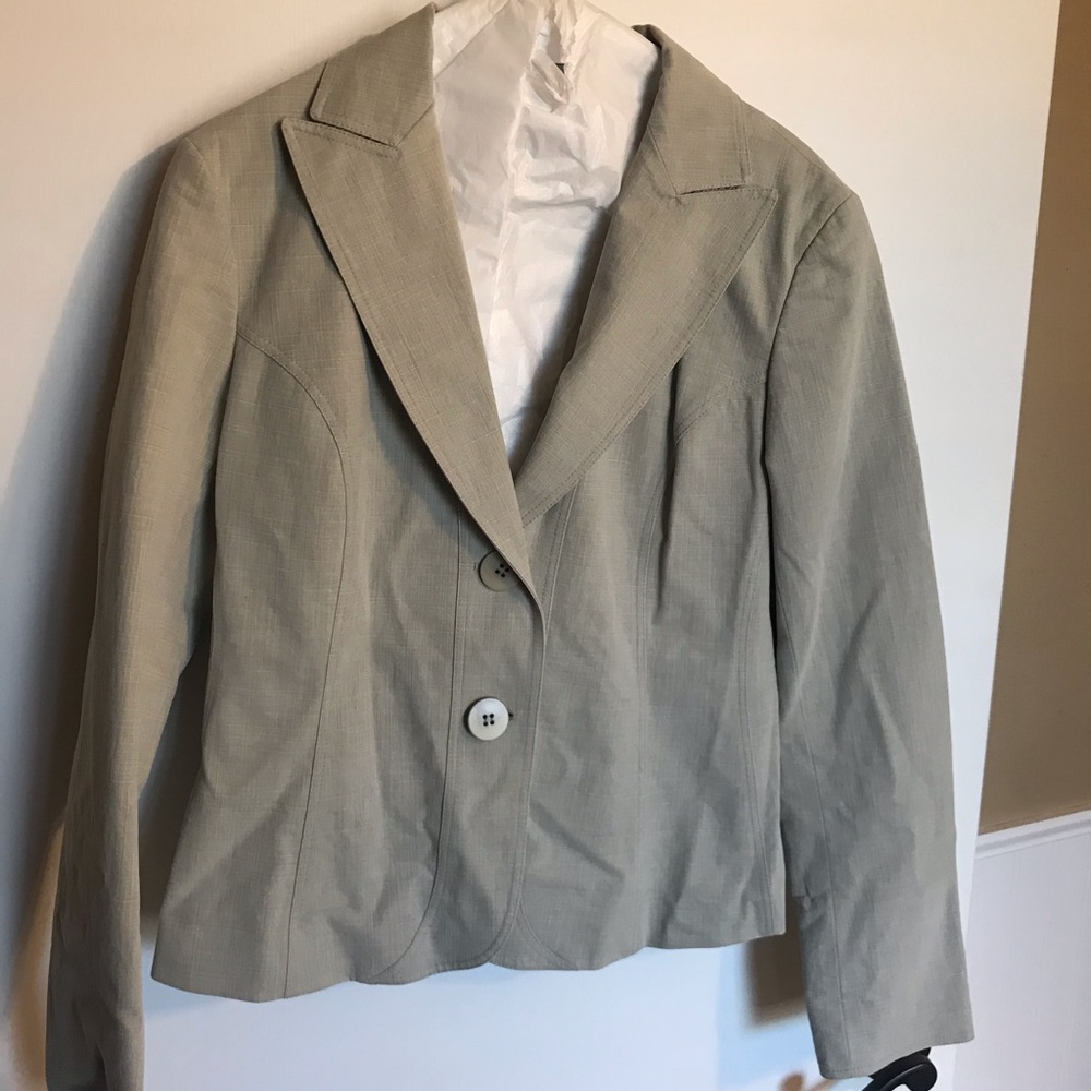 Petite Cream Pant Suit from Lafayette 148